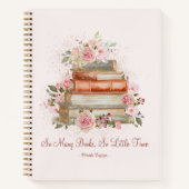 Aangepaste Quote Boeken en Roze Rozen (Voorkant)