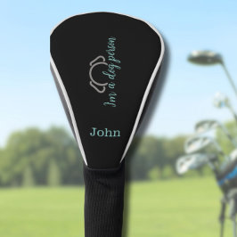 Aangepaste Quote Dog Dad Golf Head Hoesje Golfheadcover