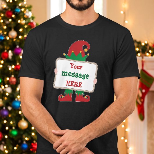 Aangepaste quote - Grappige Elf Bord - Overeenkoms T-shirt