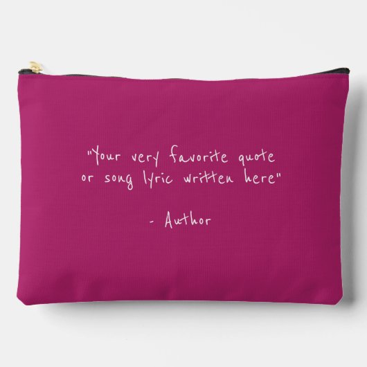 Aangepaste quote - maak je eigen dieproze etui (Voorkant)