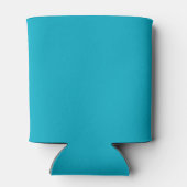 Aangepaste quote - maak je eigen heldere blauwe blikjeskoeler (Achterkant)