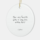 Aangepaste quote - maak je eigen keramisch ornament (Links)