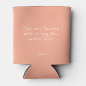 Aangepaste quote - maak je eigen perzik blikjeskoeler (Voorkant)