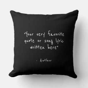 Aangepaste quote - maak uw eigen kussen