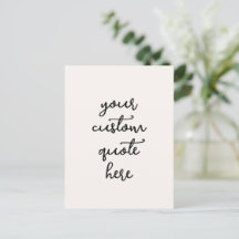 Aangepaste Quote Postkaart – Schrijf Je Eigen Insp