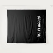 Aangepaste Quote Stripboek Feest Foto Achtergrond Wandkleed (Voorkant (horizontaal))