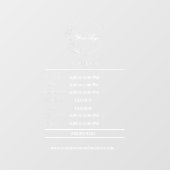 Aangepaste raamfolie voor bedrijven raamsticker (Vel)