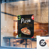 Aangepaste raamfolie voor pizzatent raamsticker (Cafe Raam)