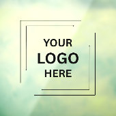 Aangepaste Raamsticker | Upload uw bedrijfslogo  (Vel 3)