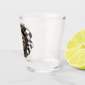 Aangepaste racebus met sneldraaimoes shot glas (Rechts)