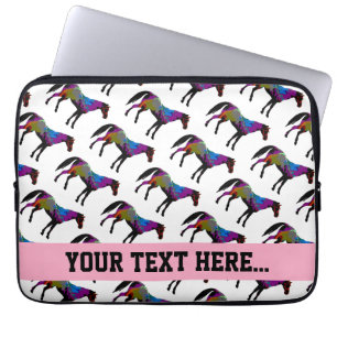 Aangepaste Racehorse laptophoes Laptop Sleeve