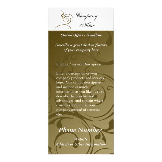 Aangepaste rackkaart, chocolade-vormig ontwerp, af reclamekaart (Voorkant)