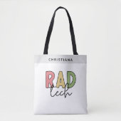 Aangepaste Rad Tech Radiologisch Technoloog Radiol Tote Bag (Voorkant)