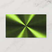 Aangepaste radiale metalen look - Groen Visitekaartje (Achterkant)