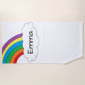 Aangepaste radionavigatiehanddoek strandlaken (Voorkant)