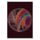 Aangepaste Rainbow Dome Table Kaart – Dark Edition (Voorkant)