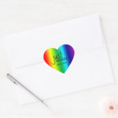 Aangepaste Rainbow LGBT bruiloft gunst Stickers (Envelop)