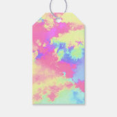 Aangepaste Rainbow Paint Splatter Effect Gift Labe Cadeaulabel (Voorkant)