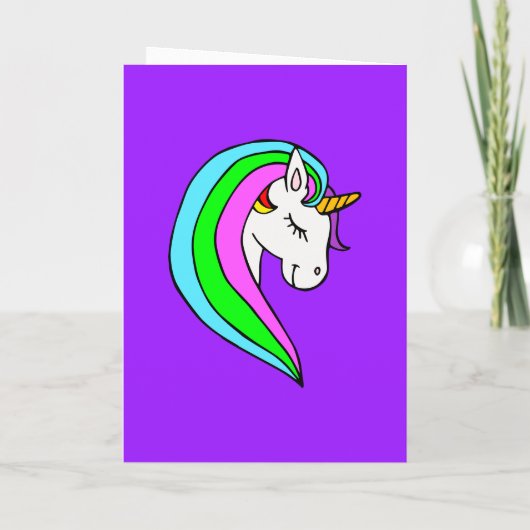 Aangepaste Rainbow Unicorn (Achterkant)