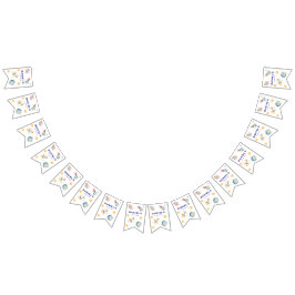 Aangepaste Raketschip Space-Theme Party Bunting Vlaggetjes