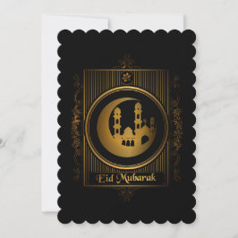 Aangepaste Ramadan Kareem & Eid Mubarak Groet  Feestdagenkaart