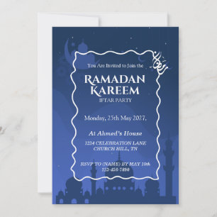 Aangepaste Ramadan Kareem Iftar Uitnodiging