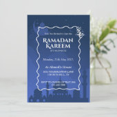 Aangepaste Ramadan Kareem Iftar Uitnodiging (Staand voorkant)