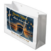 Aangepaste Ramadan Mubarak kaart – Gepersonaliseer Groot Cadeauzakje (Voorkant Gekanteld)