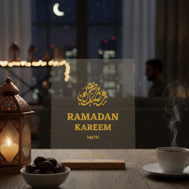 Aangepaste Ramadan Mubarak Maan Kijken Dua Transpa Acryl Bord