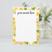 Aangepaste Ramen Notecards Bedankkaart (Staand voorkant)