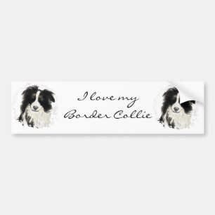 Aangepaste rand-collie - Collectie voor honden Bumpersticker