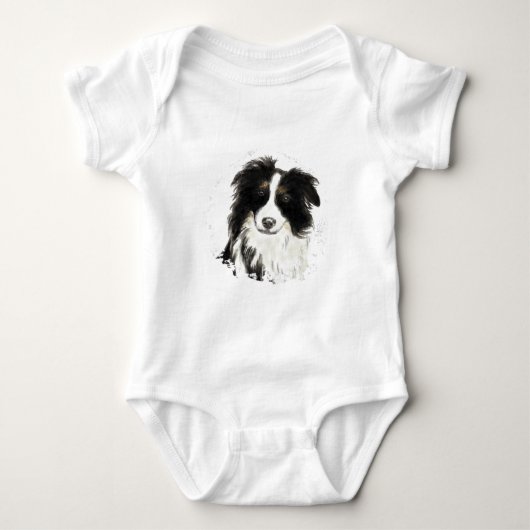 Aangepaste rand-collie - Collectie voor honden Romper (Voorkant)