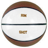 Aangepaste Rand Schot Basketbal (Voorkant)
