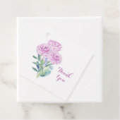 Aangepaste Ranunculus & Anemones Bruidsboeket Beda Bedankjes Labels (In situ)