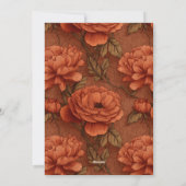 Aangepaste Ranunculus Esthetiek Zomerfeest Kaart (Achterkant)