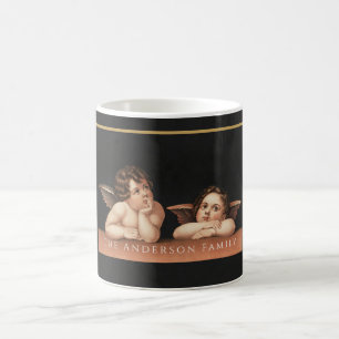 Aangepaste Raphael Cherub Vintage Renaissance Kuns Koffiemok