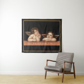 Aangepaste Raphael Cherub Vintage Renaissance Kuns Wandkleed (In Situ (horizontaal))