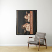 Aangepaste Raphael Cherub Vintage Renaissance Kuns Wandkleed (In situ)
