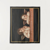 Aangepaste Raphael Cherub Vintage Renaissance Kuns Wandkleed (Voorkant)