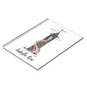 Aangepaste Rapunzel Princess Light Skin Tone Notitieboek (Linkerzijde)