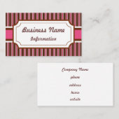 Aangepaste Raspberry Visitekaartjes (Voorkant / Achterkant)