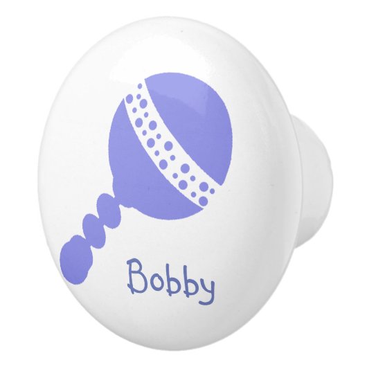 Aangepaste Rattle Drawer Knob Keramische Knop (Rechts)