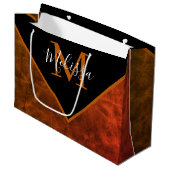 Aangepaste rawhide groot cadeauzakje (Voorkant Gekanteld)