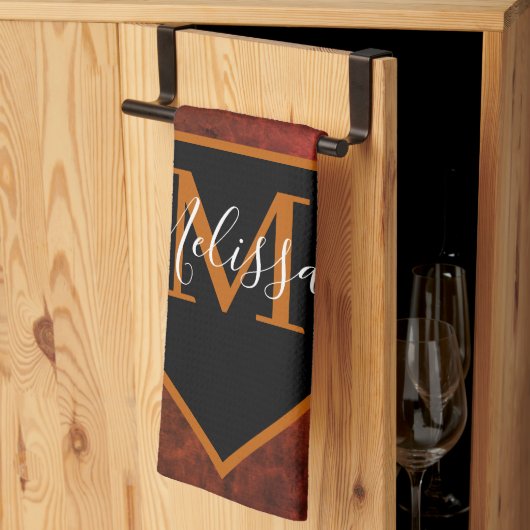 Aangepaste rawhide theedoek (Derde Gevouwen)