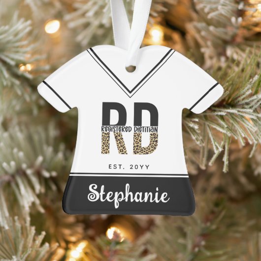 Aangepaste RD-geregistreerde diëtititititisch luip Ornament (Boom)