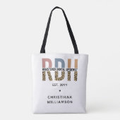 Aangepaste RDH cadeaus voor geregistreerde mondhyg Tote Bag (Achterkant)