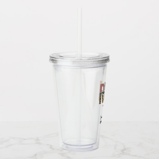 Aangepaste RDH-geregistreerde tandheelkundige cade Acryl Drinkbeker (Rechts)