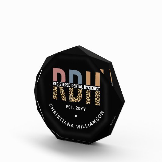 Aangepaste RDH geregistreerde tandheelkundige cade Fotoblokken (Rechts)