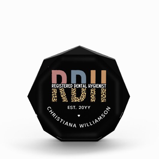 Aangepaste RDH geregistreerde tandheelkundige cade Fotoblokken (Voorkant)