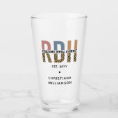 Aangepaste RDH-geregistreerde tandheelkundige cade Glas (Voorkant)